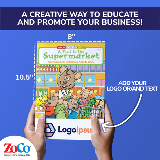 ZoCo - A Visit to the Supermarket - Coloring & Activity Books