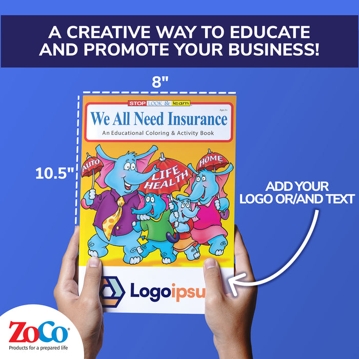 ZoCo - We All Need Insurance - Coloring & Activity Books