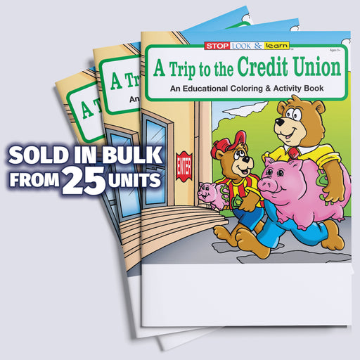 ZoCo - A Trip to The Credit Union Kid's Coloring & Activity Books