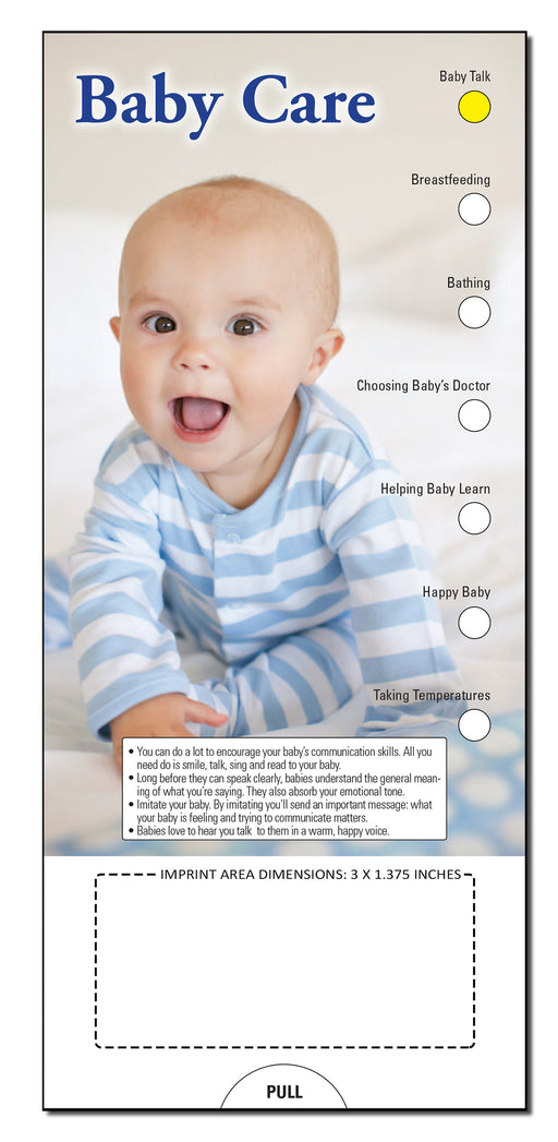 Baby Care Slide Chart (Qty 250) - Free Customization