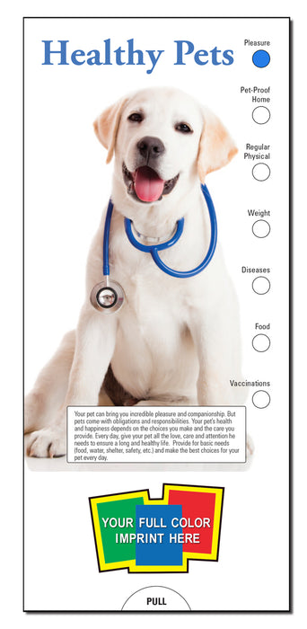 Healthy Pets Slide Charts (Qty 250) - Free Customization