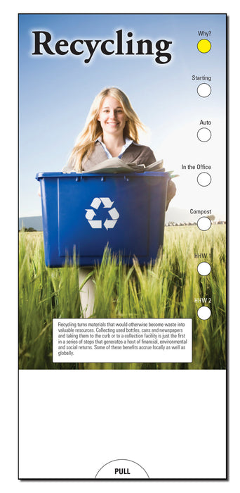 Recycling Slide Charts (Qty 250) - Customize with Your Imprint