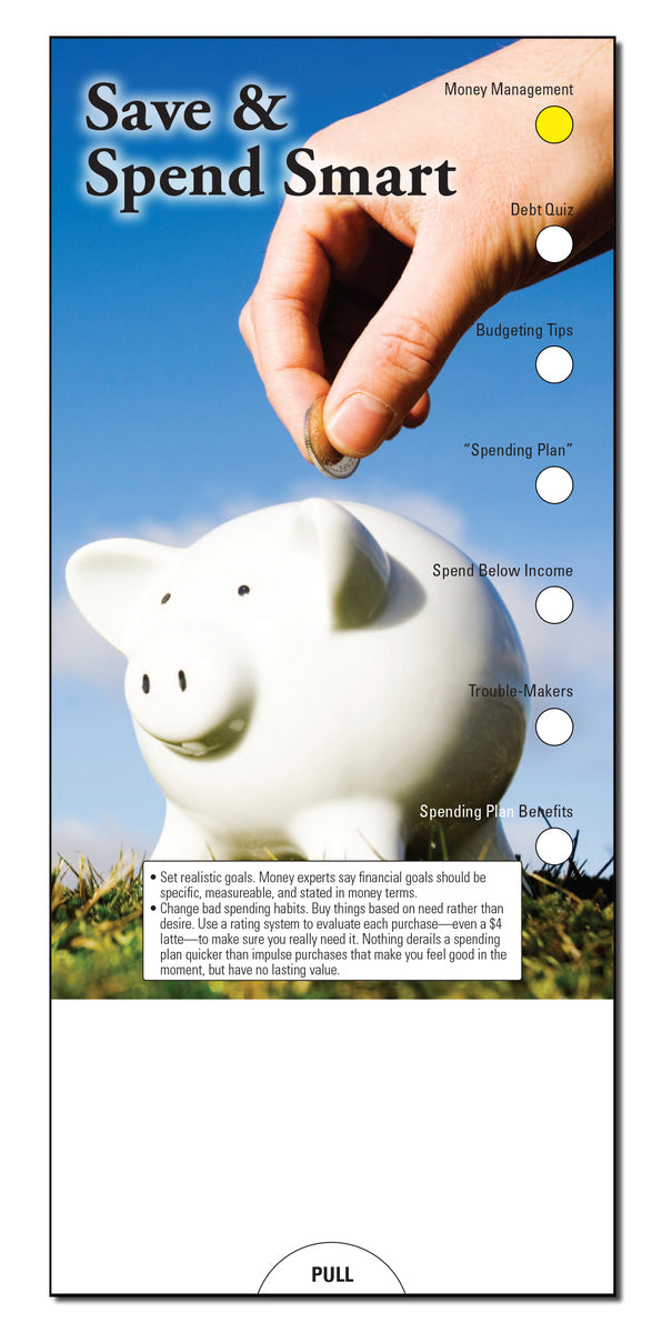 Save and Spend Smart Slide Charts - Add Your Imprint on 250+ — ZoCo ...