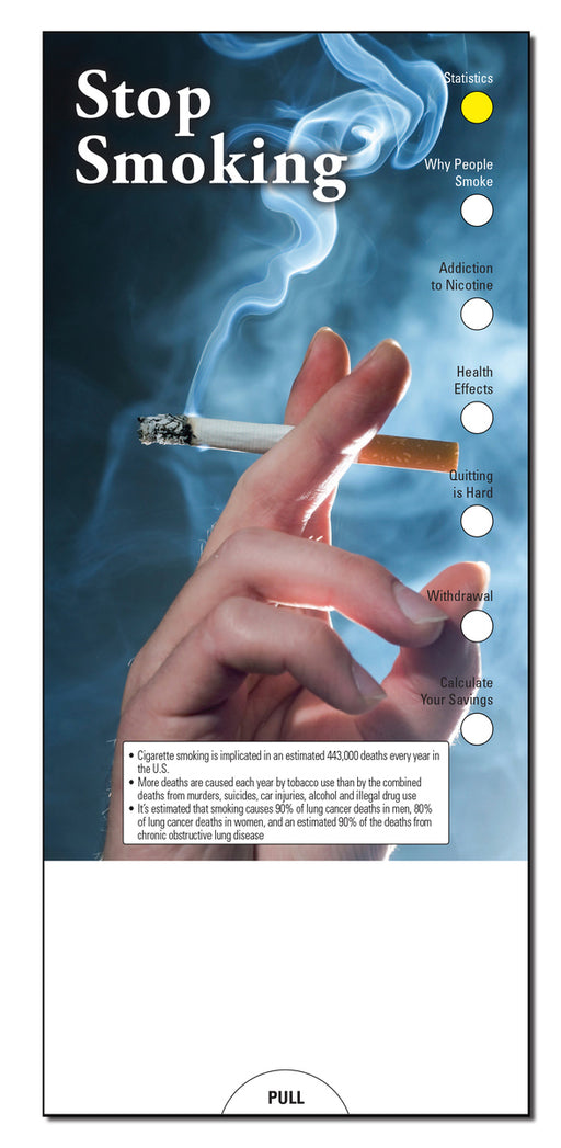 Stop Smoking Slide Charts (Qty 250) - Free Customization