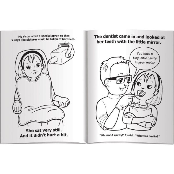 CUSTOM COLORING BOOKS - A Visit to the Dentist: A Tooth Tale (300 min qty)