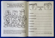 Inside pages of Saving Energy and Water kids coloring and activity book