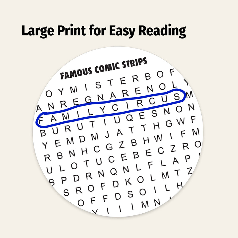 Deluxe Large Print 3-in-1 (Word Search, Crossword, & Sudoku) Puzzle Books (Vol. 1) - 8" x 10.5"