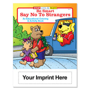 Stranger safety coloring books for schools police departments and community outreach