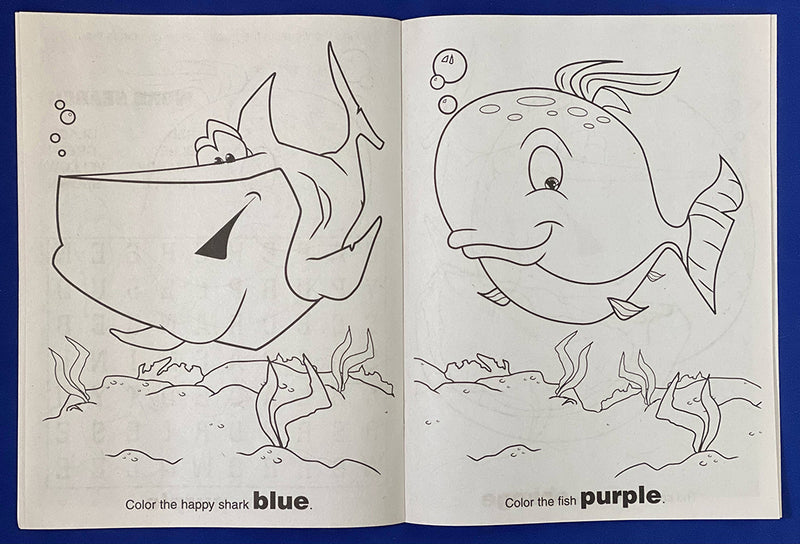 Fun with Colors coloring book with optional crayons