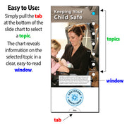 Keeping Your Child Safe Custom Slide Charts - 3.75 x 8.5 - Min Qty 250