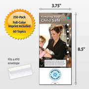 Keeping Your Child Safe Custom Slide Charts - 3.75 x 8.5 - Min Qty 250