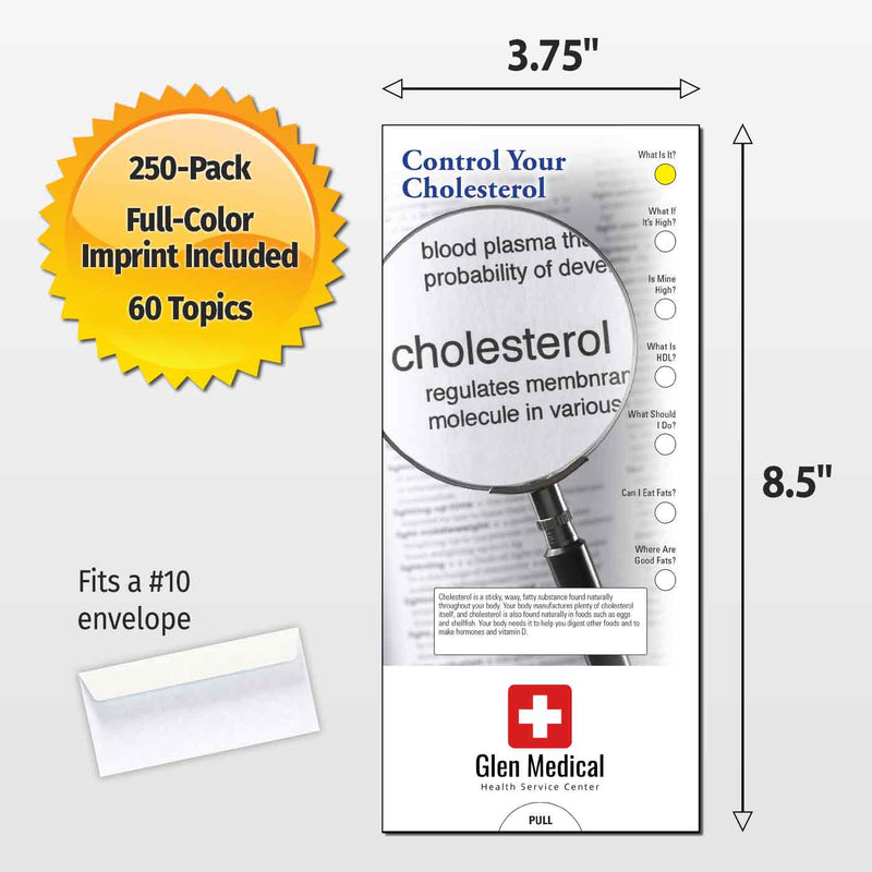 Control Your Cholesterol - Slide Charts - Add Your Logo + Text