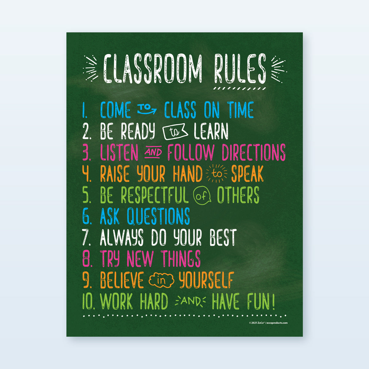 Classroom Rules Poster