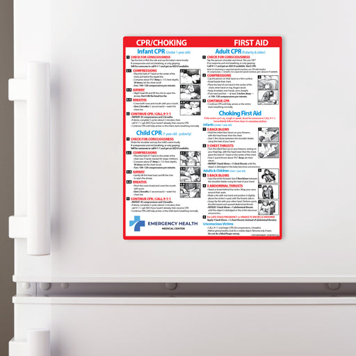 CPR & Choking (Infants, Children & Adults) – Custom Laminated Cards