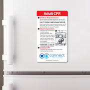 Adult CPR – Custom Safety Magnets® – 3 x 5 – Minimum 100