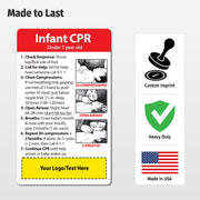 Infant CPR – Custom Safety Magnets® – 3 x 5 – Minimum 100