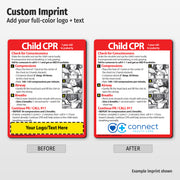 Child CPR — Custom Safety Magnets — 4 × 5 — Minimum 100