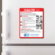 Child CPR — Custom Safety Magnets — 4 × 5 — Minimum 100