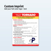 Tornado Safety — Custom Safety Magnets — 4 × 5 — Minimum 100