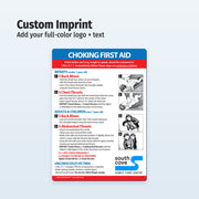 Choking First Aid for Infant, Child, & Adult — Custom Magnets — 5 × 7 — Minimum 100