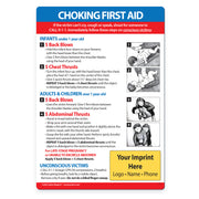 Choking First Aid for Infant, Child, & Adult — Custom Magnets — 5 × 7 — Minimum 100