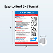 Choking First Aid for Infant, Child, & Adult — Custom Magnets — 5 × 7 — Minimum 100