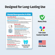 Kids Dental Emergencies — Custom Magnets — 5 × 7 — Minimum 100