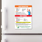 Heat Stress Custom Safety Magnets 