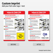 Custom CPR Steps Magnet (Infants & Children)