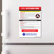 Kitchen Fire Safety — Custom Magnets