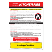 Kitchen Fire Safety — Custom Magnets