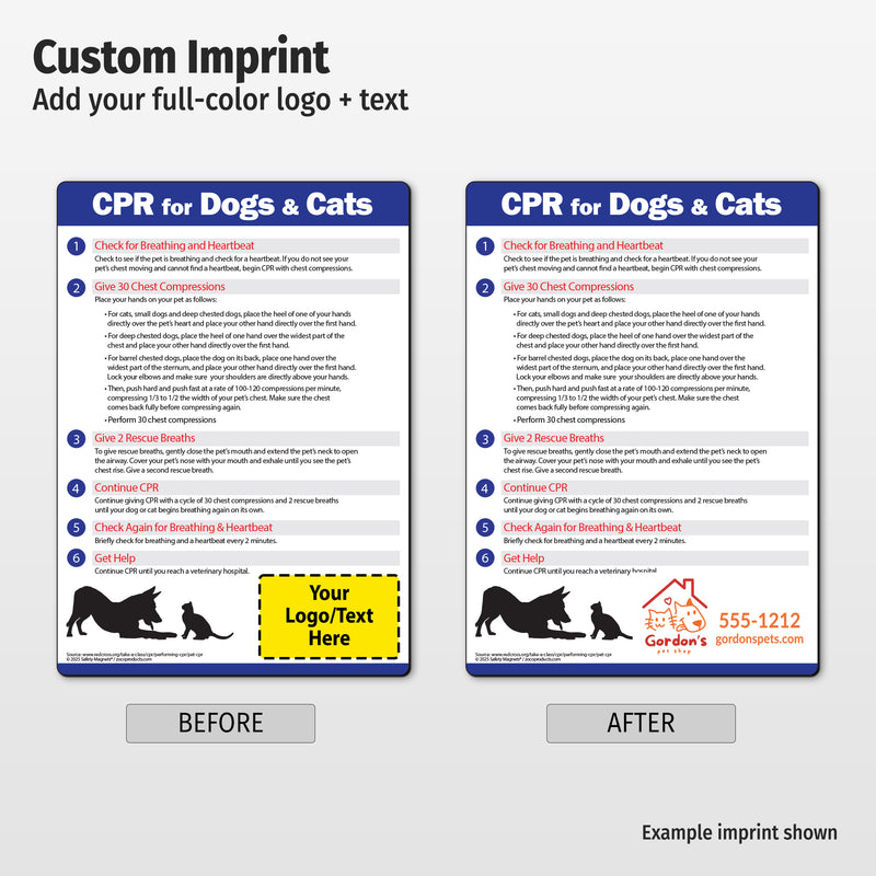 CPR for Dogs & Cats - Custom Magnets