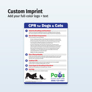 CPR for Dogs & Cats — Custom Magnets — 5 × 7 — Minimum 100