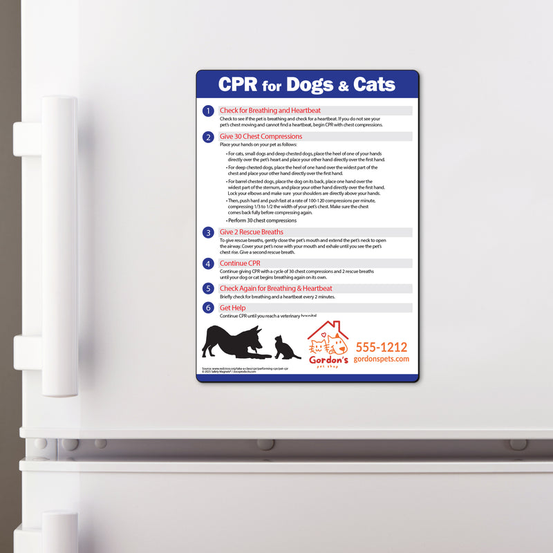 CPR for Dogs & Cats - Custom Magnets