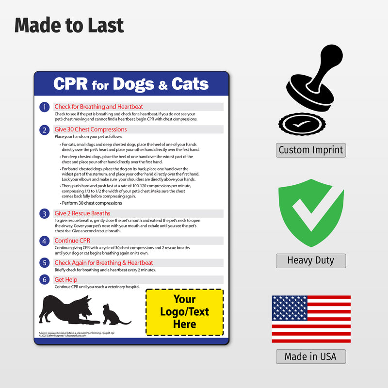 CPR for Dogs & Cats - Custom Magnets