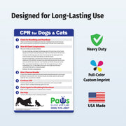 CPR for Dogs & Cats — Custom Magnets — 5 × 7 — Minimum 100