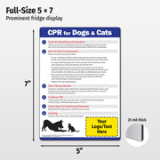 CPR for Dogs & Cats - Custom Magnets