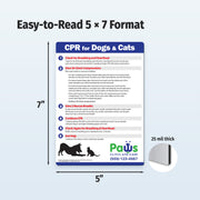 CPR for Dogs & Cats — Custom Magnets — 5 × 7 — Minimum 100