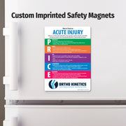 Acute Injury Care: P.R.I.C.E. Protocol — Custom Magnets — 5 × 7 — Minimum 100