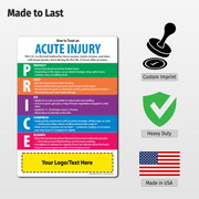 Acute Injury Care: P.R.I.C.E. Protocol — Custom Magnets