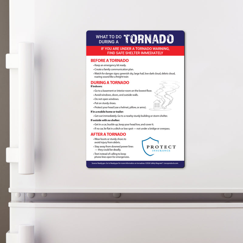 Tornado Safety — Custom Magnets