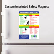 Safe and Toxic Food/Plants for Pets — Custom Magnets — 5 × 7 — Minimum 100