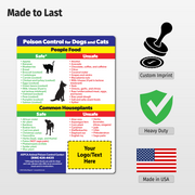 Safe and Toxic Food/Plants for Pets — Custom Magnets 