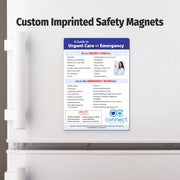 Urgent Care vs Emergency Room — Custom Magnets — 5 x 7 — Minimum 100