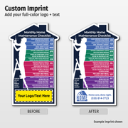 Monthly Home Maintenance Checklist (Male Contractor Design) — Custom Magnets