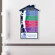 Monthly Home Maintenance Checklist (Male Contractor Design) — Custom Magnets