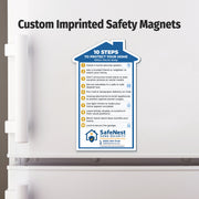 Custom refrigerator magnet for real estate agents insurance companies and home services