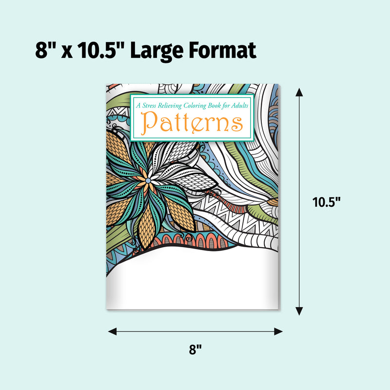 PATTERNS - Adult Stress Relieving Coloring Books in Bulk