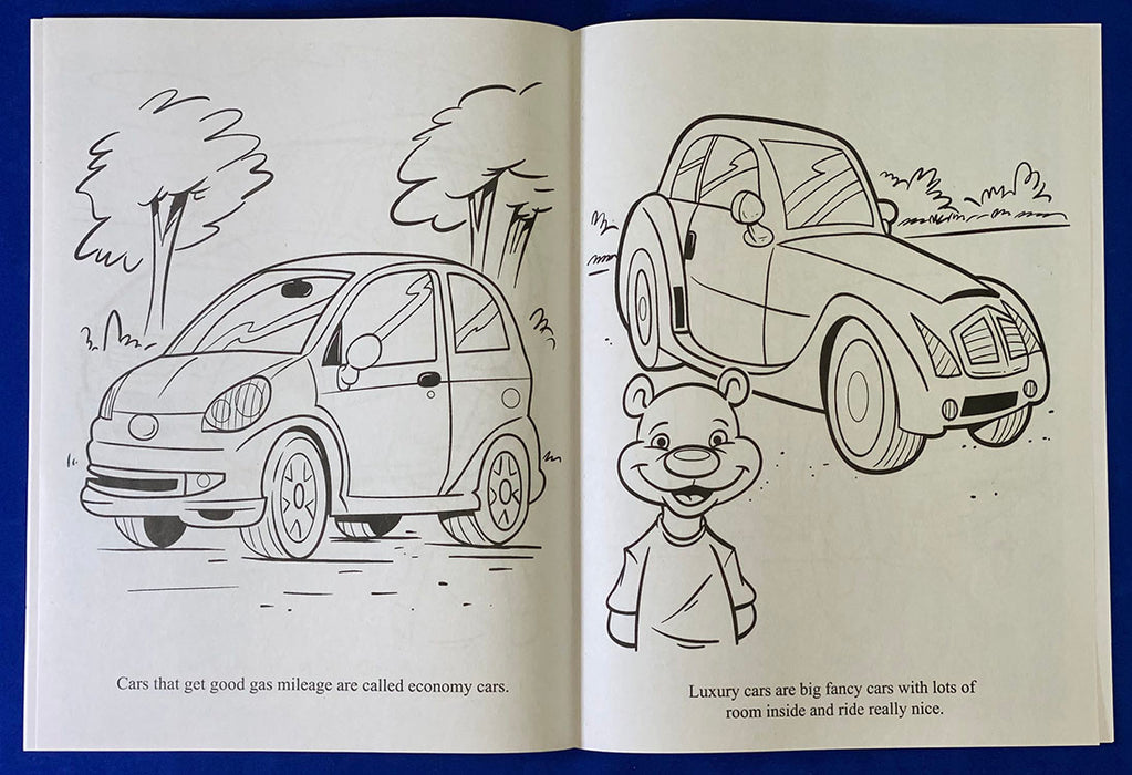 ZoCo - Our New Car - Coloring & Activity Books