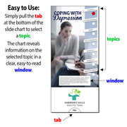 Coping with Depression Slide Charts - Add Your Logo + Text
